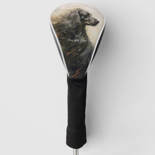 Cocker Spaniel Hond in de wind 002 - Yacobsen Dero Golfheadcover (Voorkant)