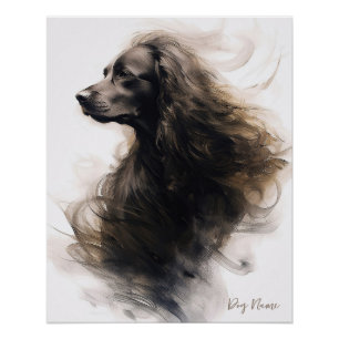 Cocker Spaniel Hond in de wind 003 - Yacobsen Dero Perfect Poster