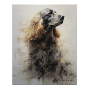 Cocker Spaniel Hond in de wind 004 - Yacobsen Dero Perfect Poster