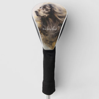Cocker Spaniel Hond in de wind 005 - Yacobsen Dero Golfheadcover