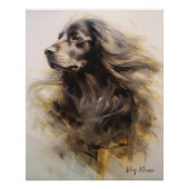 Cocker Spaniel Hond in de wind 005 - Yacobsen Dero Perfect Poster (Voorkant)