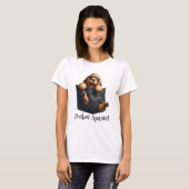 Cocker Spaniel Hond In Een Pocket T-shirt (Voorkant volledig)