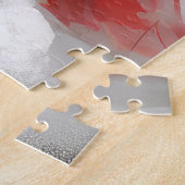 Cocker Spaniel Hond in Sneeuw Kerstmis Legpuzzel (Zijkant)