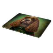 Cocker Spaniel hond in St. Patrick's Day jurk Snijplank (Hoek)