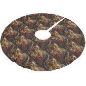 Cocker Spaniel Hond Kerstfeest Kerstboom Rok (Gekanteld)