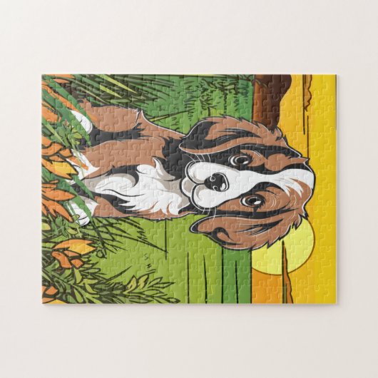 Cocker Spaniel hond Legpuzzel (Horizontaal)