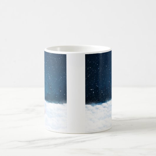 Cocker Spaniel-hond met kerstcadeaus Koffiemok (Center)