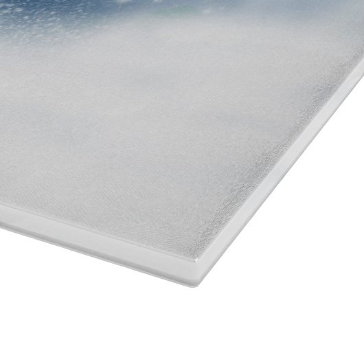 Cocker Spaniel Hond Met Kerstmis Santa Hat Snijplank (Hoek)