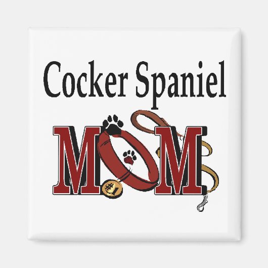 Cocker Spaniel hond Moeder Cadeaus Magneet (Voorkant)