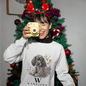 Cocker Spaniel Hond Pet Custom Fotonaam Monogram Trui