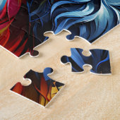 Cocker Spaniel Hond Portret Acryl Art Print Legpuzzel (Zijkant)