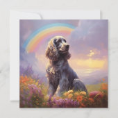 Cocker Spaniel Hond Rainbow Bridge Aangepaste naam (Voorkant)
