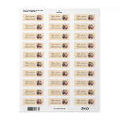 Cocker Spaniel-hond Retouradreslabel Etiket (Full Sheet)