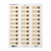 Cocker Spaniel-hond Retouradreslabel Etiket (Full Sheet)