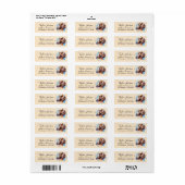 Cocker Spaniel-hond Retouradreslabel Etiket (Full Sheet)