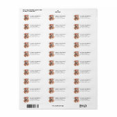 Cocker Spaniel-hond retouradreslabels Etiket (Full Sheet)