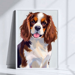 Cocker Spaniel Hond Schilderij Poster