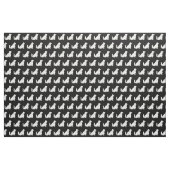 Cocker Spaniel hond silhouet huisdier Stof (Fat Quarter)