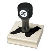 Cocker Spaniel Hond Silhouet Rubber Stamp Rubberstempel (Stempel)