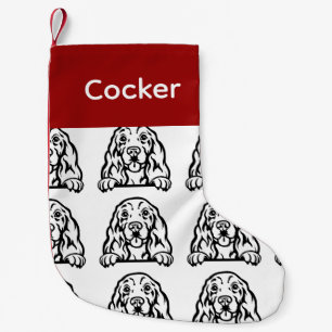 Cocker Spaniel hond sokken Gepersonaliseerd hond S Kleine Kerstsok
