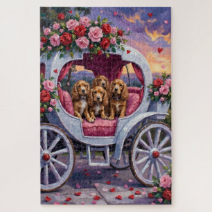 Cocker Spaniel Hond Valentijnsdag Legpuzzel