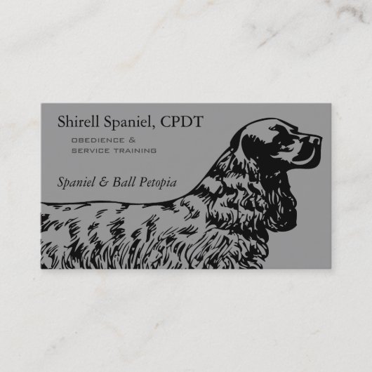 Cocker Spaniel Honden Bedrijf Visitekaartje (Voorkant)
