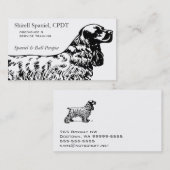 Cocker Spaniel Honden Bedrijf Visitekaartje (Voorkant / Achterkant)