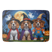 Cocker Spaniel Honden Pompoen Halloween Grappig Badmat (Voorkant)