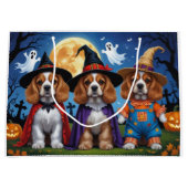Cocker Spaniel Honden Pompoen Halloween Grappig Groot Cadeauzakje (Voorkant)
