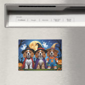 Cocker Spaniel Honden Pompoen Halloween Grappig Magneet (Insitu (Vaatwasser))