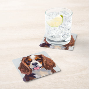 Cocker Spaniel   Honden Schilderij Huisdier Kartonnen Onderzetters