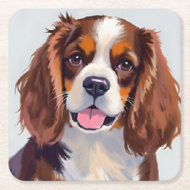 Cocker Spaniel | Honden Schilderij Huisdier Kartonnen Onderzetters