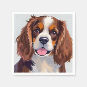 Cocker Spaniel Honden Schilderij Huisdier Servet