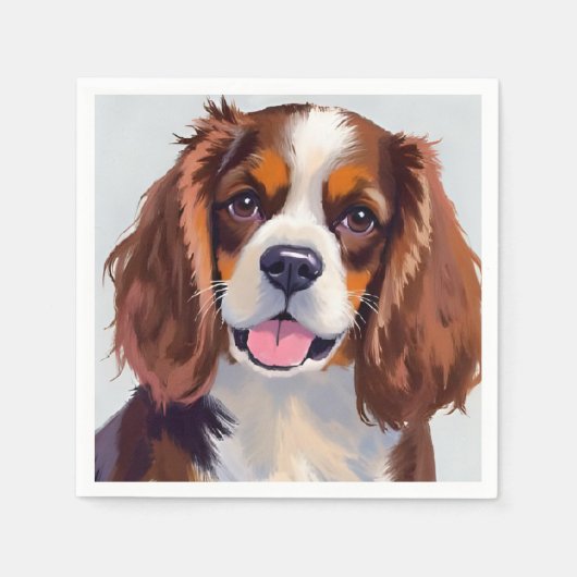 Cocker Spaniel | Honden Schilderij Huisdier Servet (Voorkant)