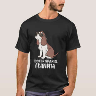 Cocker Spaniel Hondenbezitter Oma T-shirt