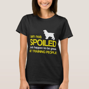 Cocker Spaniel Hondenliefhebber - Ik ben niet verw T-shirt