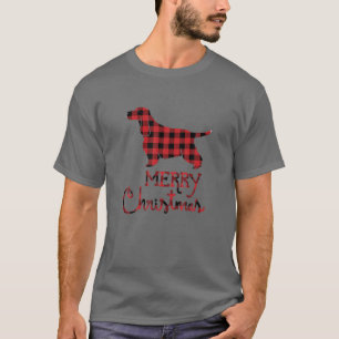 Cocker Spaniel Hondenliefhebber kerstwedstrijd T-shirt