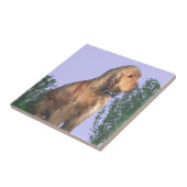 Cocker Spaniel hondenliefhebber Tegeltje (Zijkant)