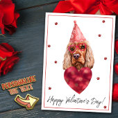 Cocker Spaniel Hondenliefhebber Valentijn Gift Feestdagenkaart