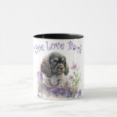 Cocker Spaniel Hondenmoeder Bloemen Mok (Midden)