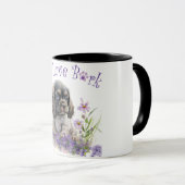 Cocker Spaniel Hondenmoeder Bloemen Mok (Voorkant rechts)