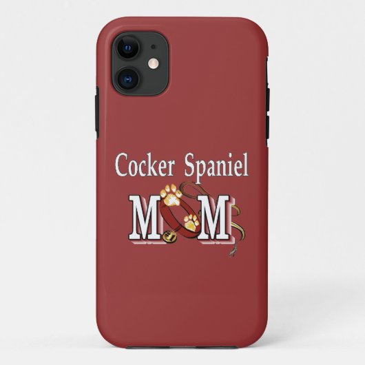 Cocker Spaniel Hondenmoeder Case-Mate iPhone Case (Achterkant)