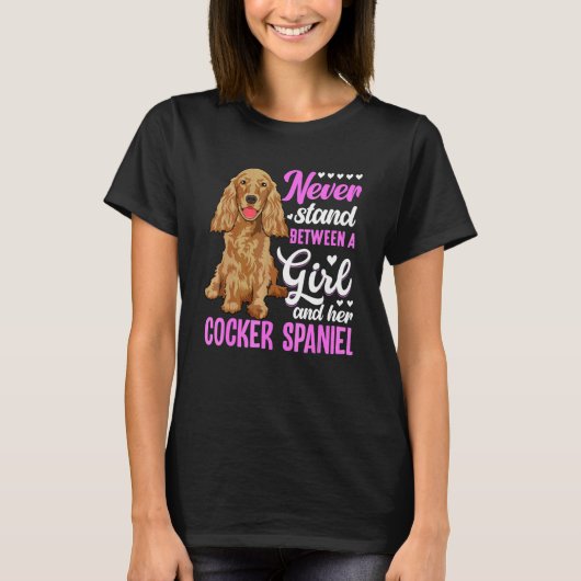 Cocker Spaniel hondenoutfit  Cocker Spaniel 2 T-shirt (Voorkant)