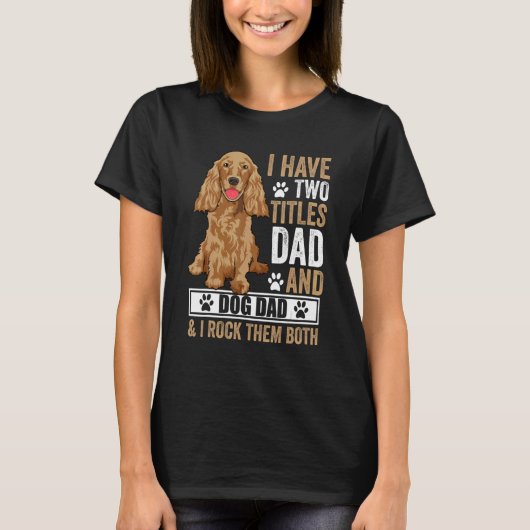 Cocker Spaniel hondenoutfit   Cocker Spaniel T-shirt (Voorkant)