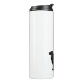 Cocker Spaniel Hondenras Bohemian Floral Saddle Thermosbeker (Gedraaid links)