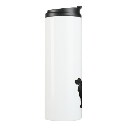 Cocker Spaniel Hondenras Bohemian Floral Saddle Thermosbeker (Gedraaid links)