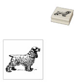 Cocker Spaniel Hondenras Rubberstempel (Gestempeld)