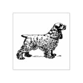 Cocker Spaniel Hondenras Rubberstempel (Afrduk)