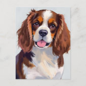 Cocker Spaniel hondenschilderij Briefkaart (Voorkant)