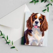 Cocker Spaniel hondenschilderij Briefkaart